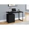 Monarch Specialties Computer Desk, Home Office, Laptop, Left, Right Set-up, Storage Drawers, 48"L, Work, Metal, Black I 7761 - alternate 2